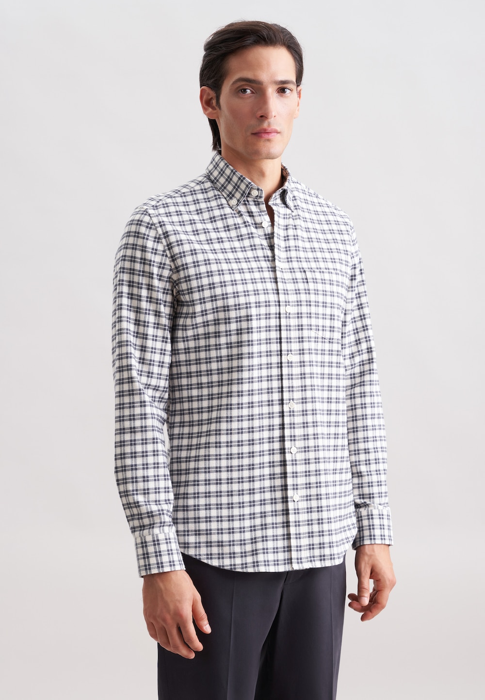 Herren Flanellhemd - Karo
