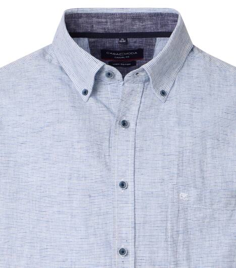 Leinenhemd gestreift Casual Fit
