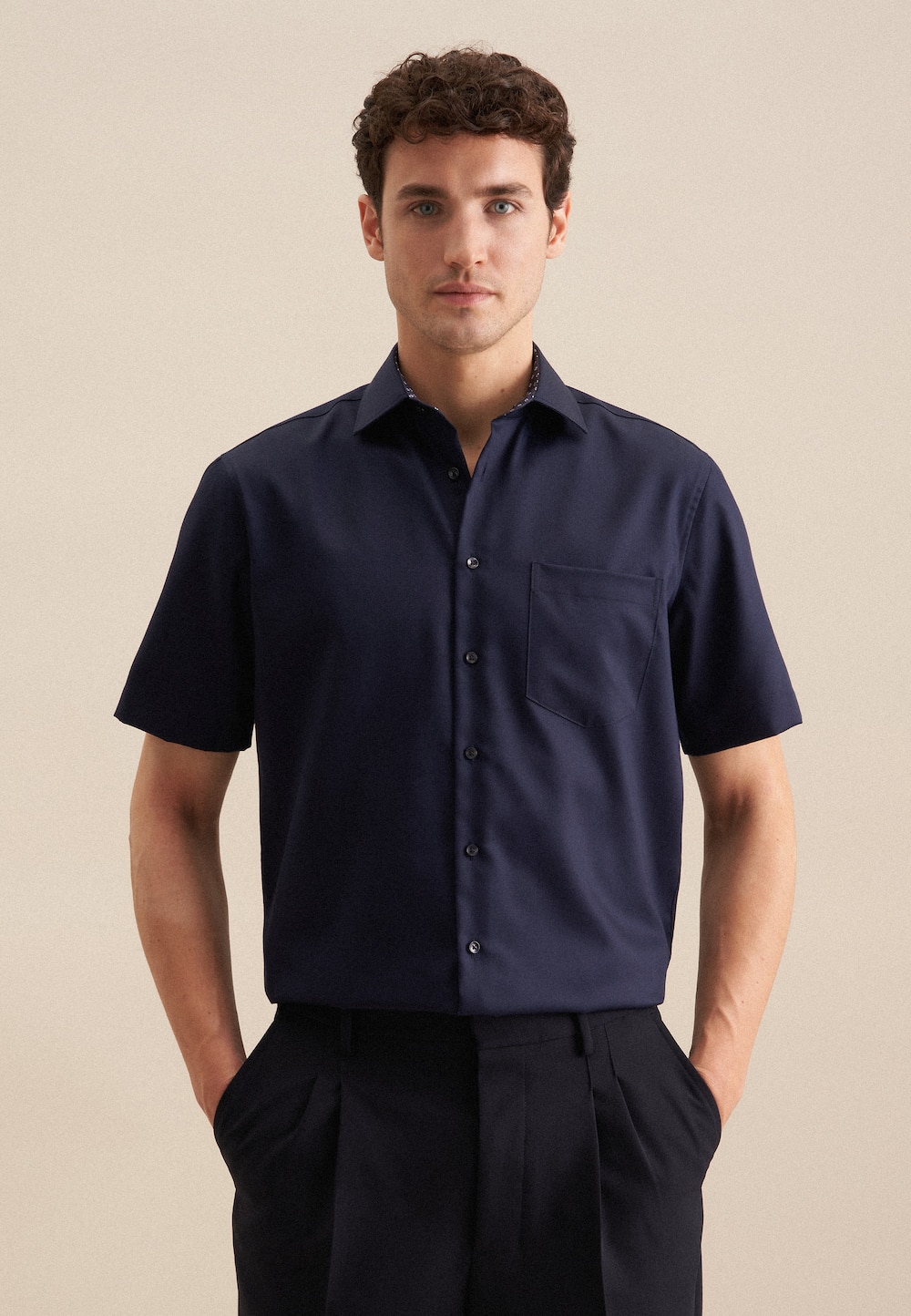 Herren Business Hemd - Uni