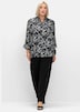 Hemdbluse 3/4-Arm Sonstiges Muster Hemdkragen