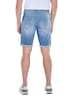 Herren Denim Shorts , Mittelblau