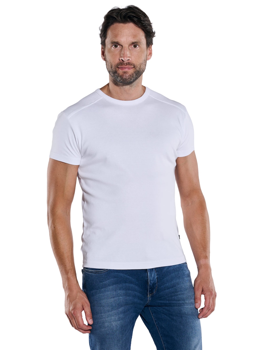 engbers Herren Basic-Shirt My Favorite organic , Reinweiss