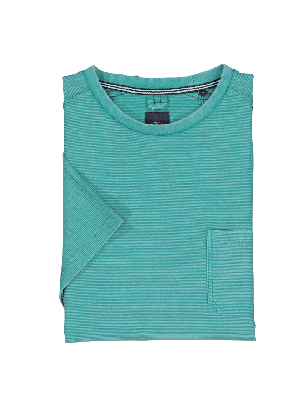 engbers Herren T-Shirt strukturiert , Petrolgruen