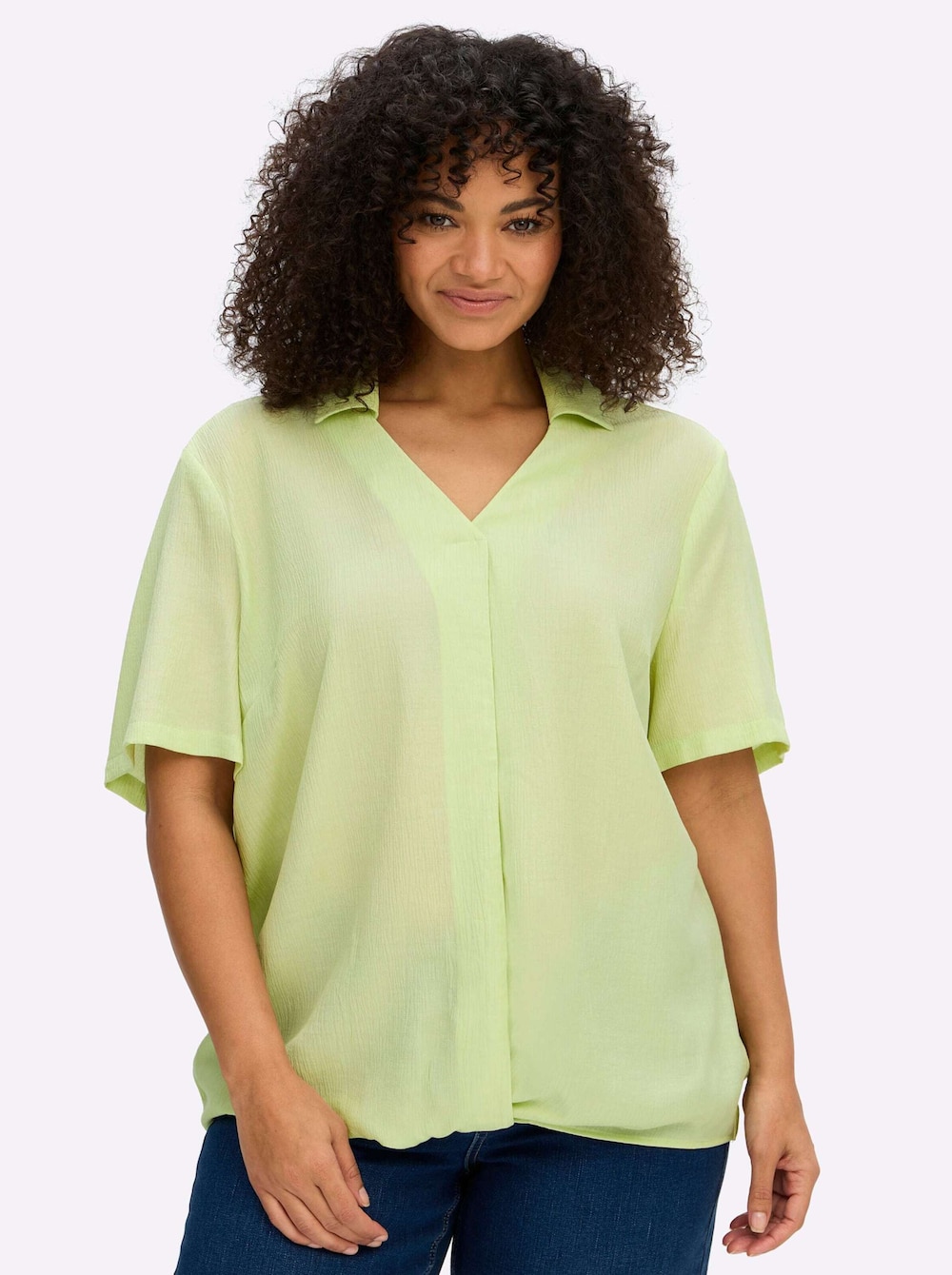 Tunika Kurzarm Polokragen