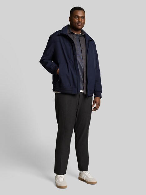 Blouson Jacke mit verstaubarer Kapuze
