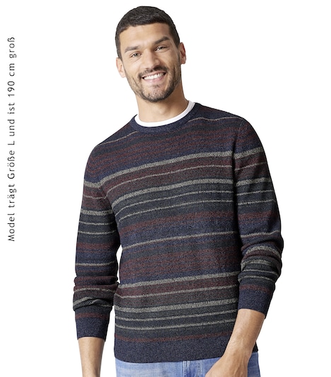 Pullover gestreift