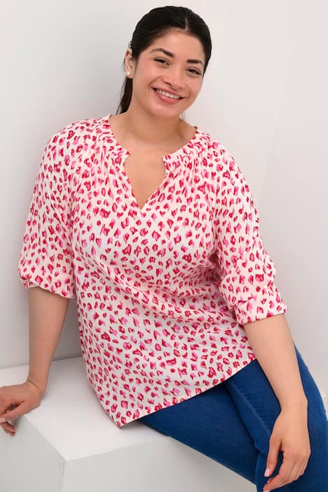 Langarm-Bluse Regular fit