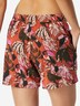 Schiesser Damen Pyjamahose Mix Relax terracotta