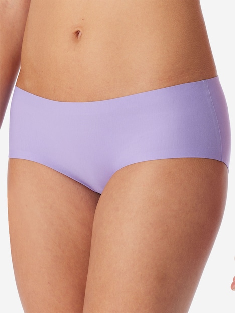 Schiesser Damen Panty Invisible Cotton 2-Pack zartlila,zartlila