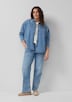 Denim-Jacke im Relaxed Fit mit Hemdkragen