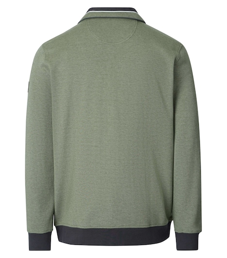 Sweatjacke gestreift