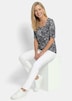 Viskoseshirt mit Leo Print