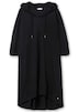 Shirtkleid Langarm Uni Mit Kapuze