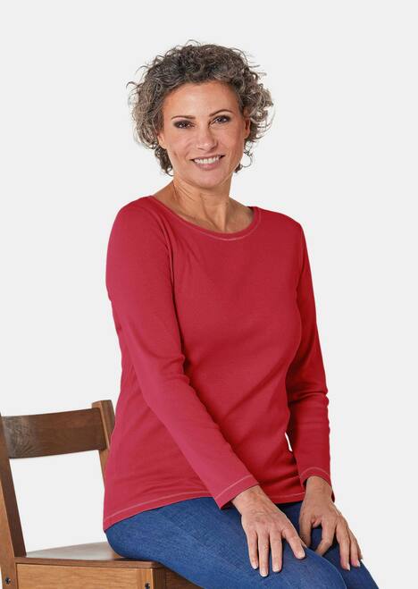 Basic T-Shirt aus reiner Baumwolle