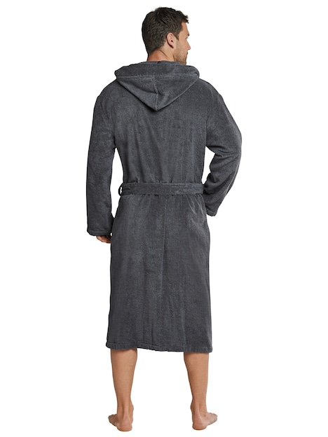 Schiesser Herren Bademantel Essentials