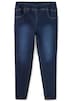 Schlupfjeans Jeggings mit breitem Gummibund Rundumdehnbund Uni
