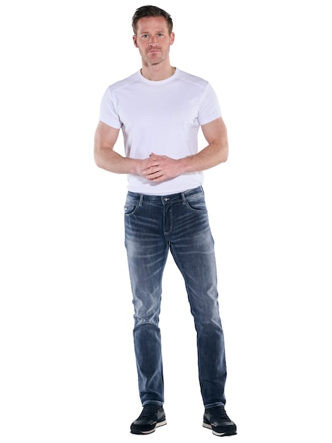 Herren Jeans 5-Pocket Superstretch , Indigoblau