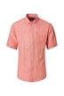 Leinenhemd Kurzarm uni Casual Fit