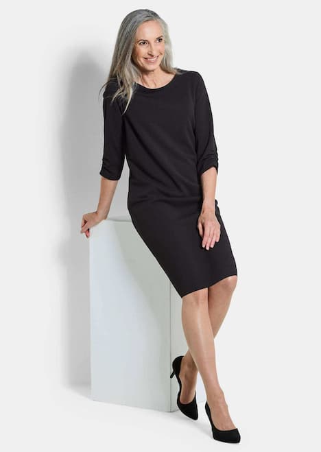 Jerseykleid mit Krepp-Qualität