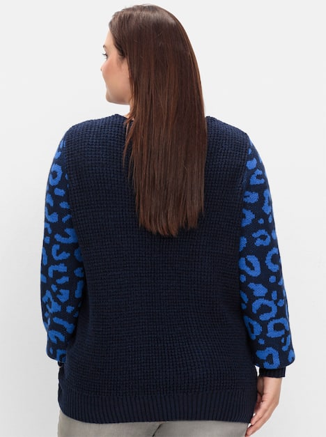 V-Ausschnitt-Pullover