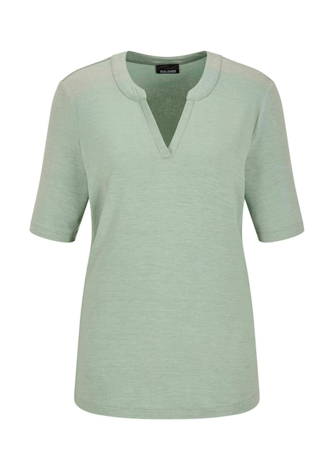 Jerseyshirt mit Blende