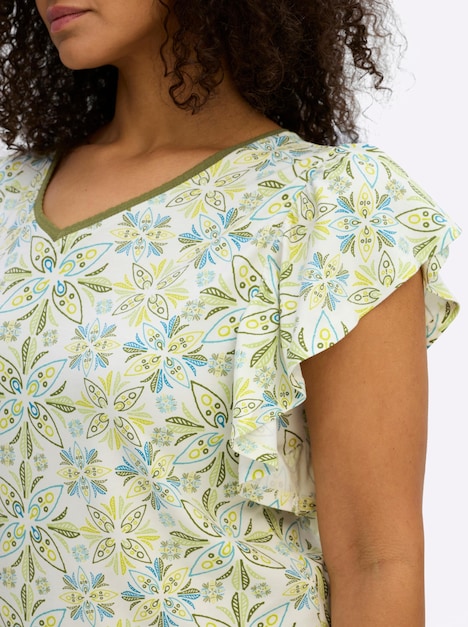 Shirt Kurzarm Ohne Kragen