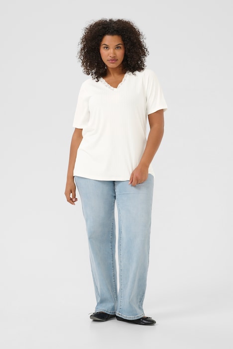 Kurzarm-Bluse Regular fit