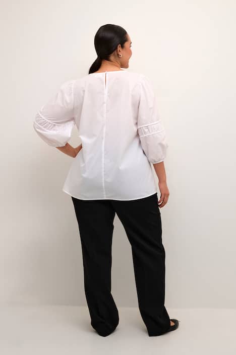 Langarm-Bluse Regular fit