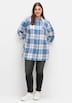Longbluse Langarm Mehrfarbig Hemdkragen