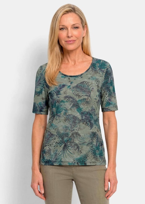 Sommershirt aus pflegeleichtem Viskose-Jersey