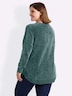Pullover Pullover aus weicher Chenille-Qualität Langarm ohne Kragen