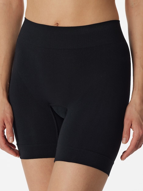 Schiesser Damen Shorts (Hosen) 2-Pack Biker - Classic Seamless - schwarz, maple