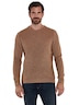 Herren Pullover meliert , Dunkelorange