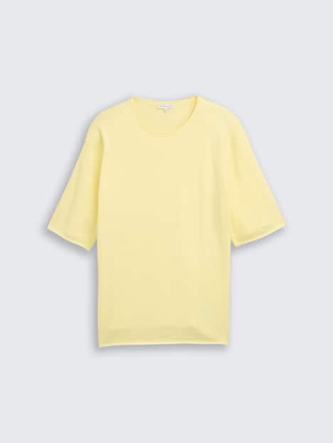 Loose Fit Strickpullover mit Kaschmir-Anteil