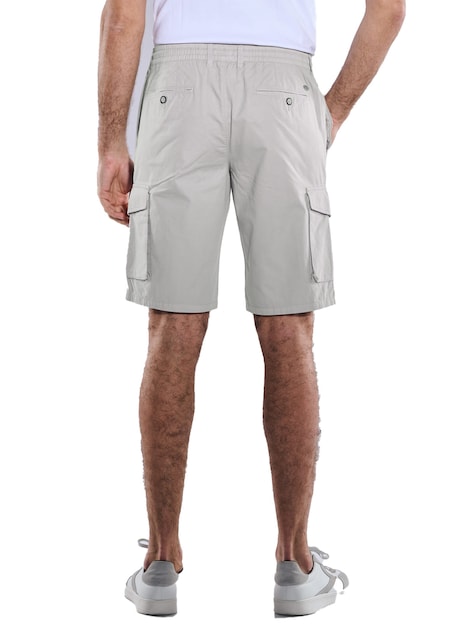 Herren Bermuda mit Tunnelzug , Hellgrau