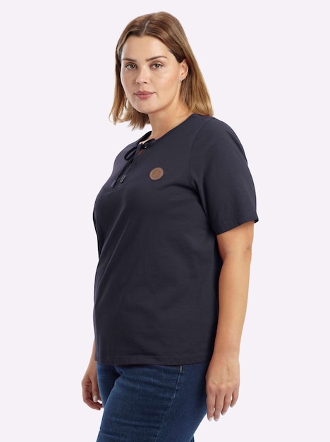 Halbarmshirt Kurzarm Ohne Kragen