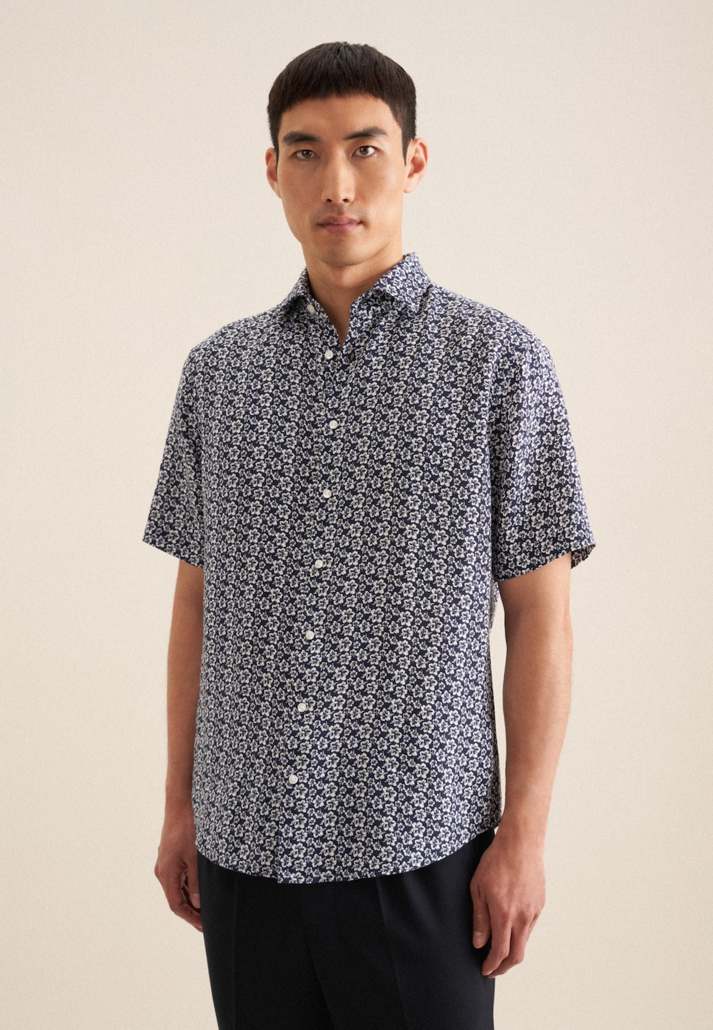 Herren Business Hemd - Floral