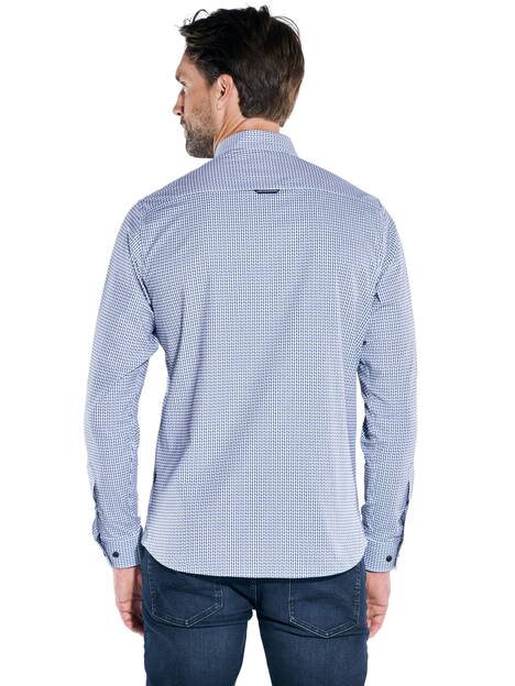 engbers Herren Langarm-Hemd kariert , Brilliantblau