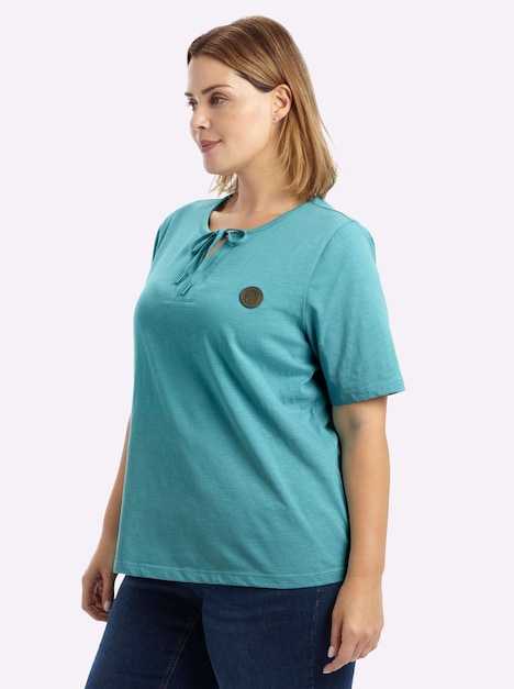 Halbarmshirt Kurzarm Ohne Kragen