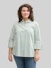 Loose Fit Bluse mit Streifenmuster