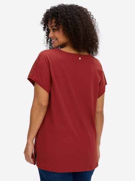 Kurzarm-Shirt Kurzarm Ohne Kragen