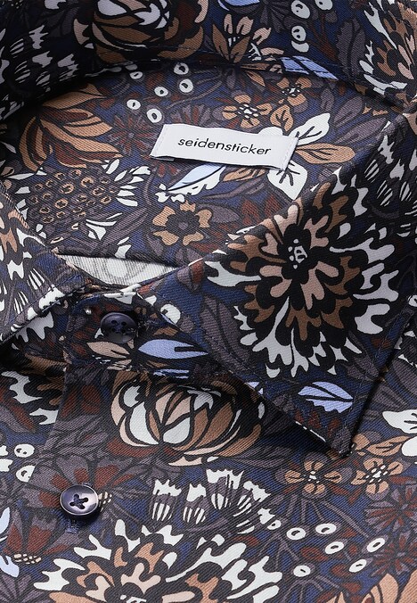 Herren Business Hemd - Geblümt