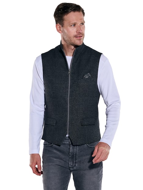 engbers Herren Sakko-Weste regular , Anthrazit