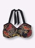 Bikini-Oberteil Bikini-Oberteil mit tropischem Print und  Neckholder-Trägern