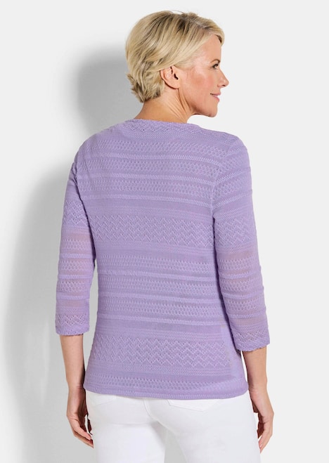 Shirtjacke mit Häkchenverschluss