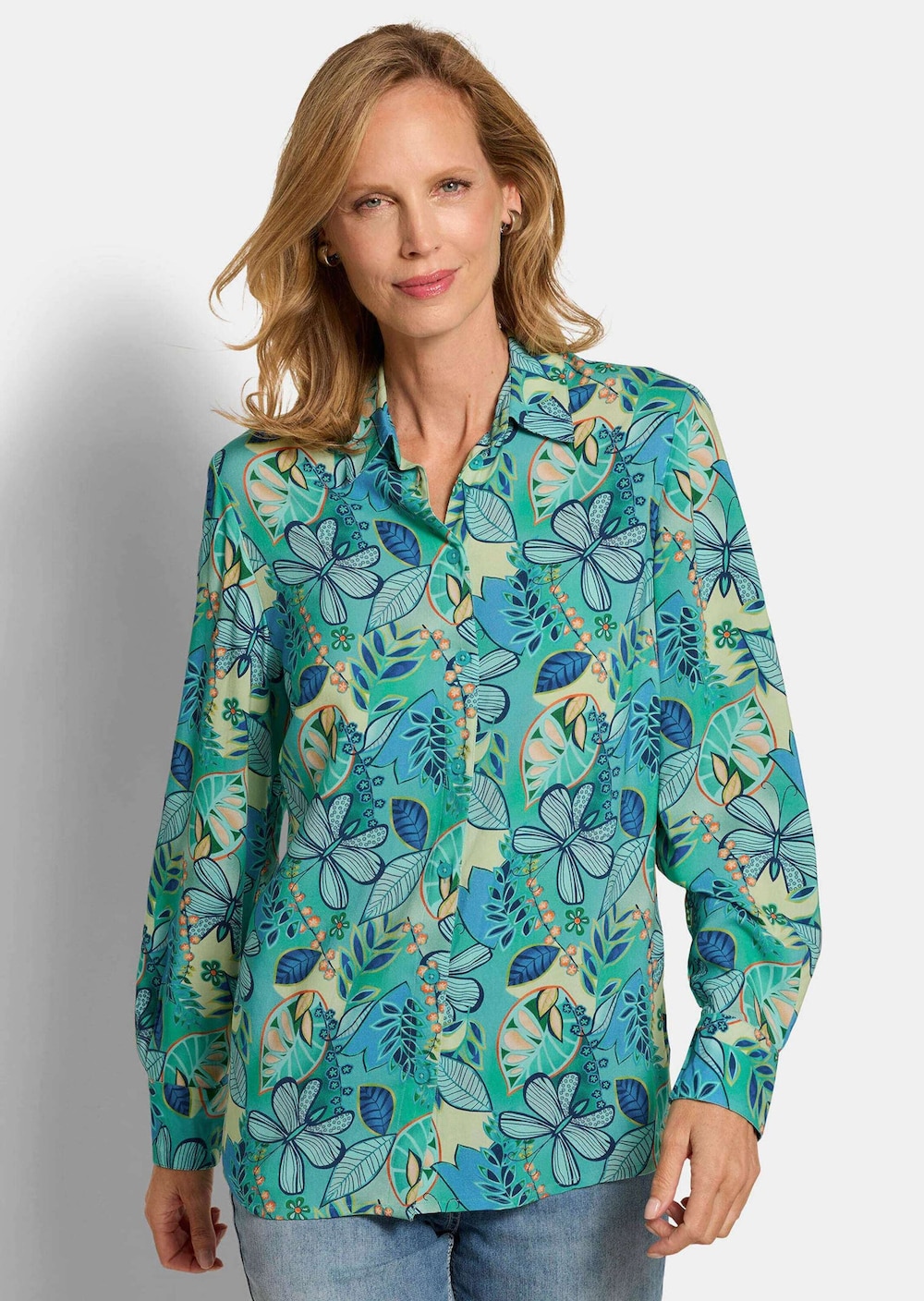 Blusenshirt mit floralem Print