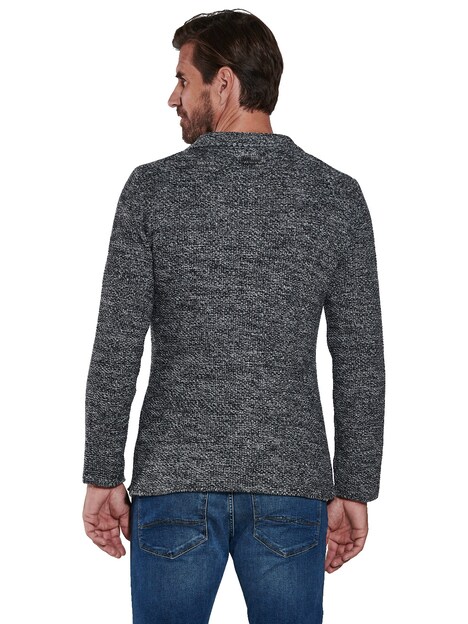 engbers Herren Strick-Sakko regular , Grau