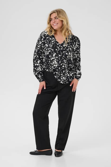 Langarm-Bluse Regular fit
