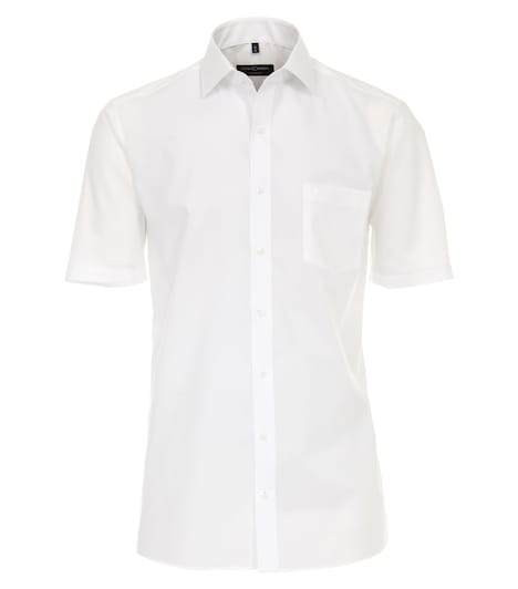 Businesshemd Kurzarm uni Modern Fit