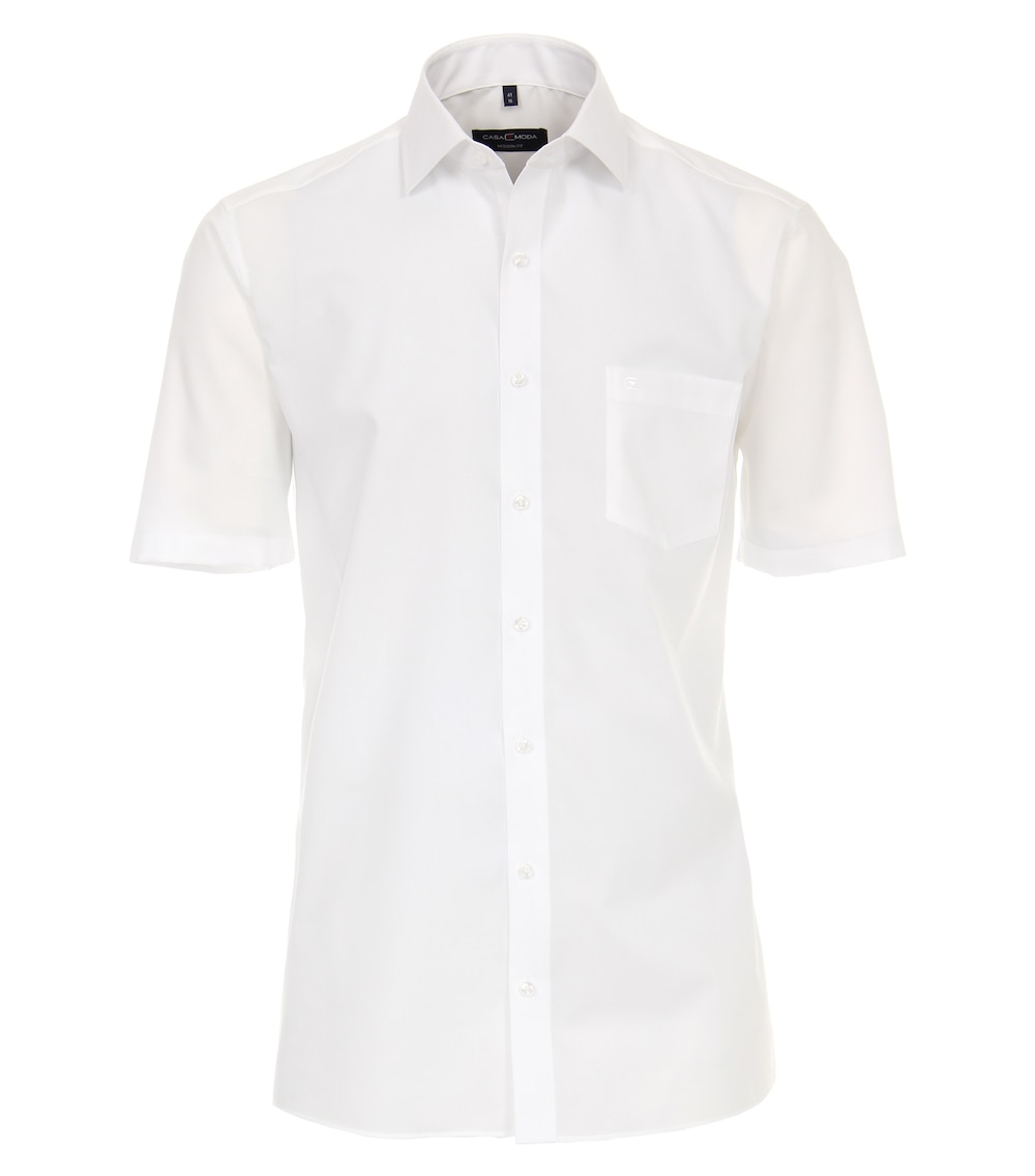 Businesshemd Kurzarm uni Modern Fit